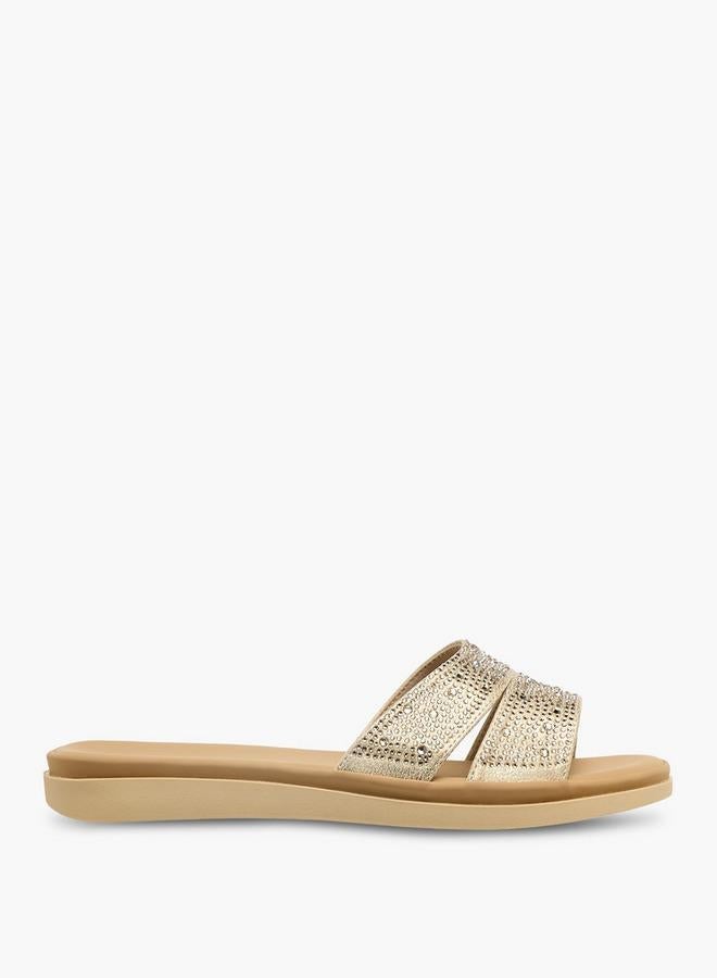 Le Confort Women Embellished Slip-On Sandals Ramadan Collection - Image 1